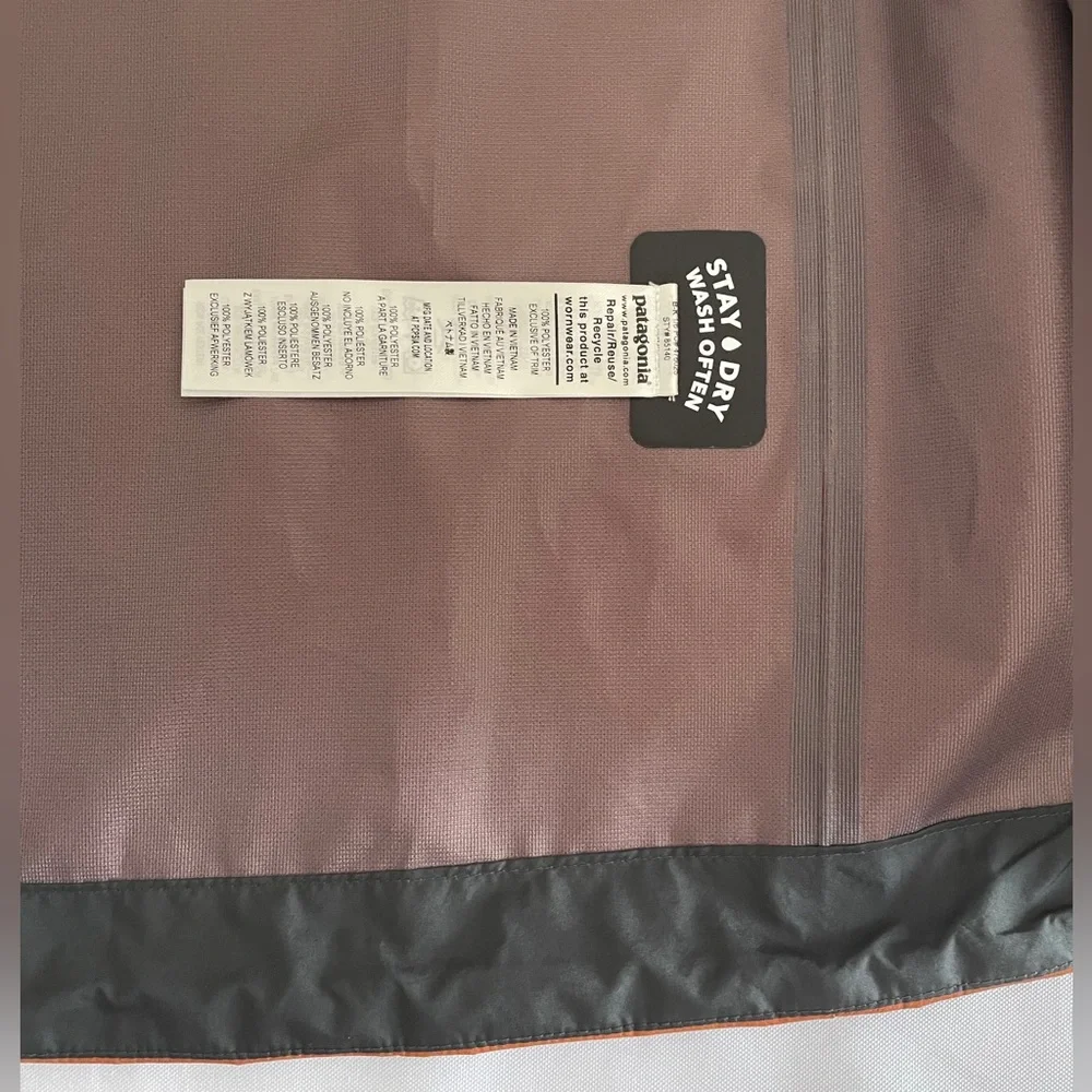 $230 Patagonia Men's Boulder Fork Rain Jacket Size XXL Robin Brown SP25 - Picture 10 of 12